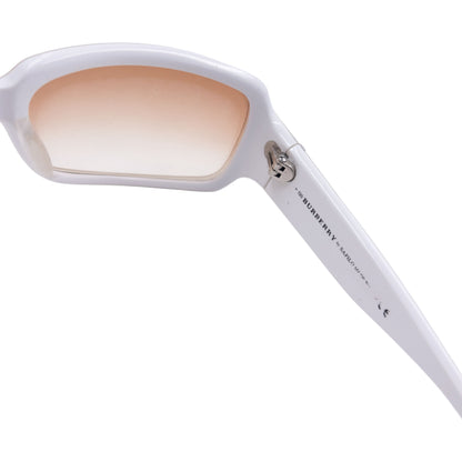 Vintage 2000s Burberry Nova Check Embossed Sunglasses in white, photo 5