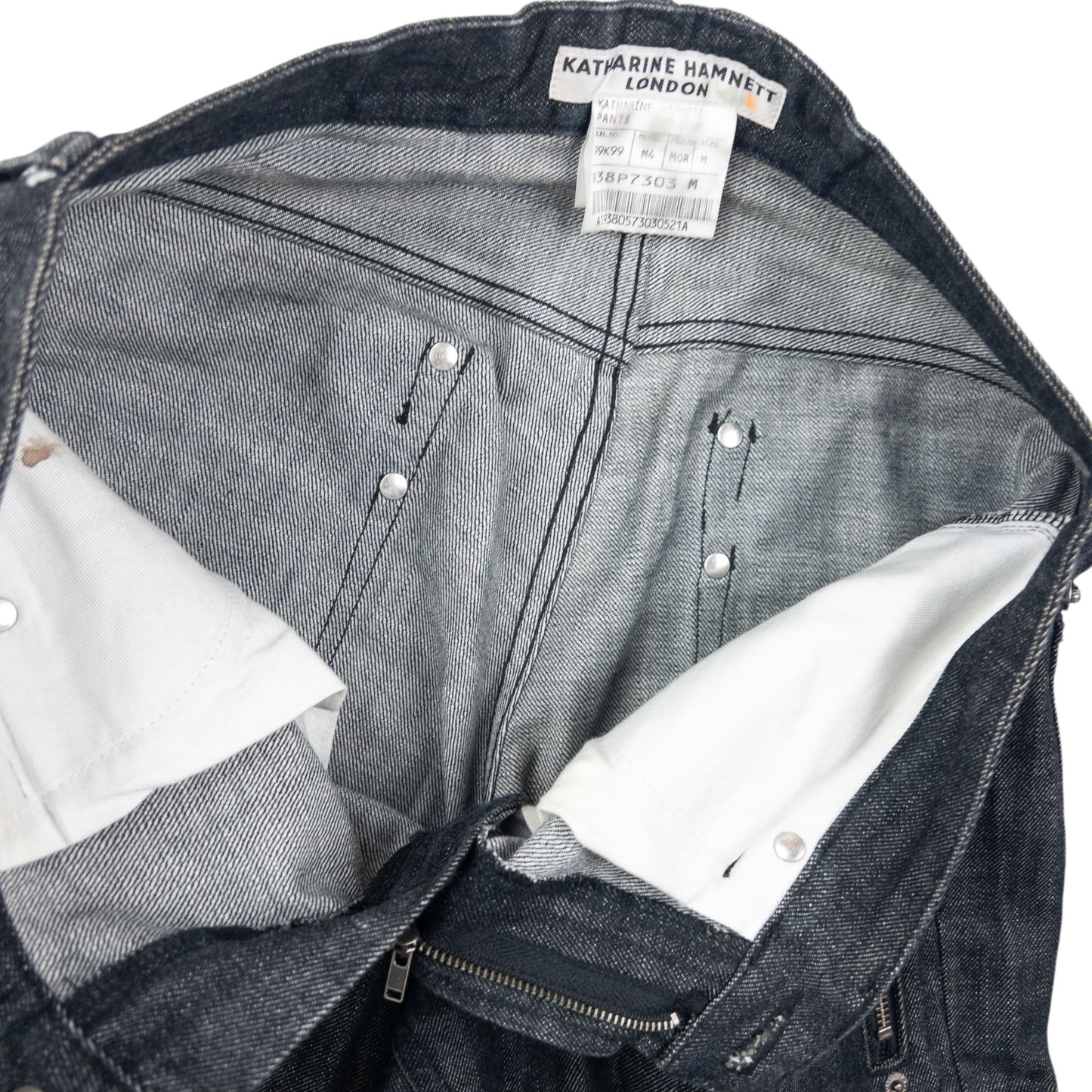 Vintage Katharine Hamnett Cropped Denim Jeans Size W29