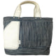 Vintage 2000s Y'Saccs By Yohji Yamamoto Striped Denim Handbag