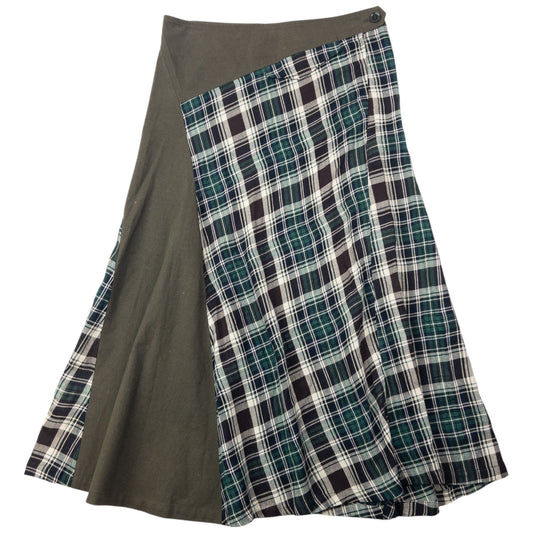 Vintage 90s Yohji Yamamoto Patchwork Skirt Womens Size W30
