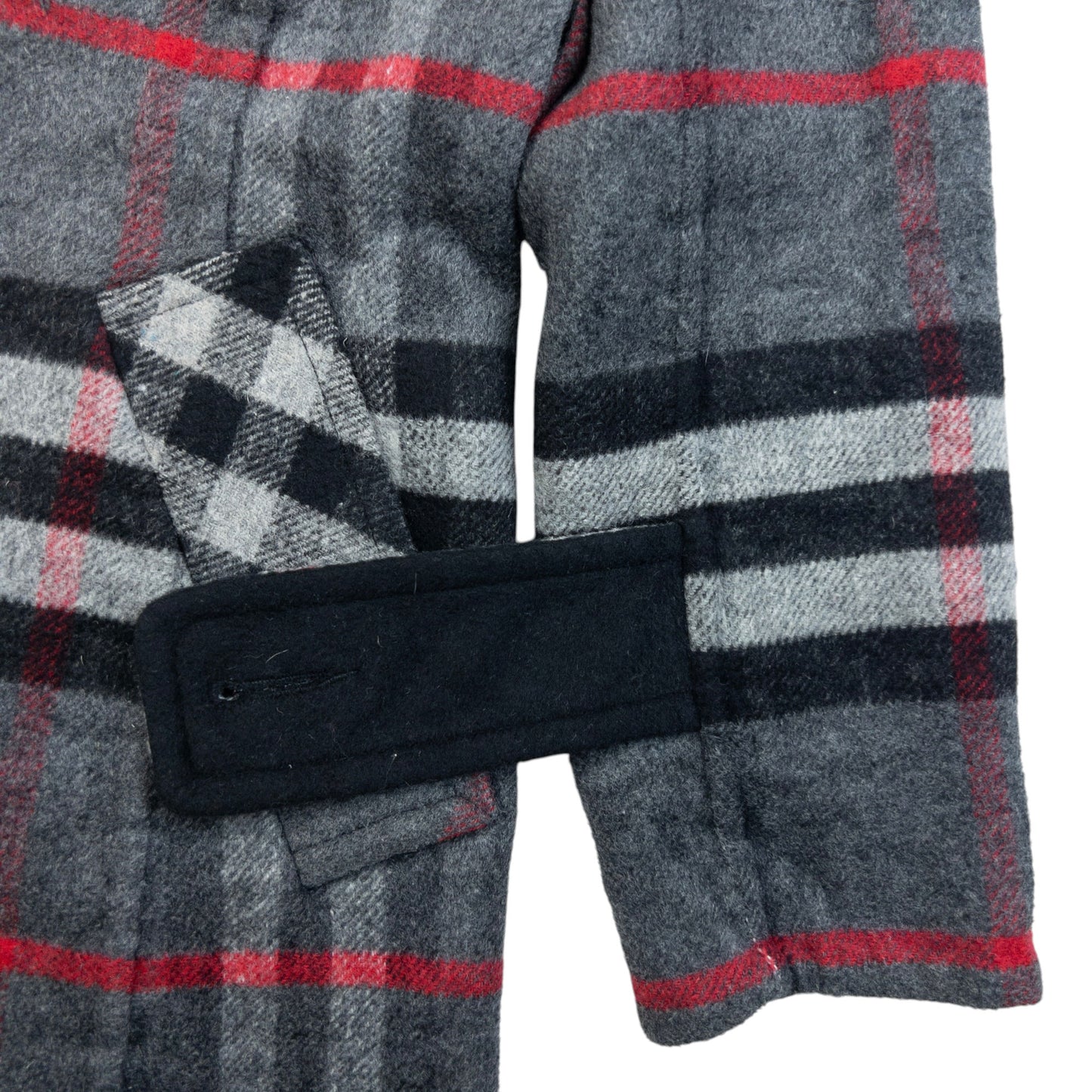 Vintage 2000s Burberry Nova Check Wool Jacket Womens Size S