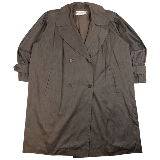 Vintage 80s YSL Yves Saint Laurent Trench Jacket Size XXL
