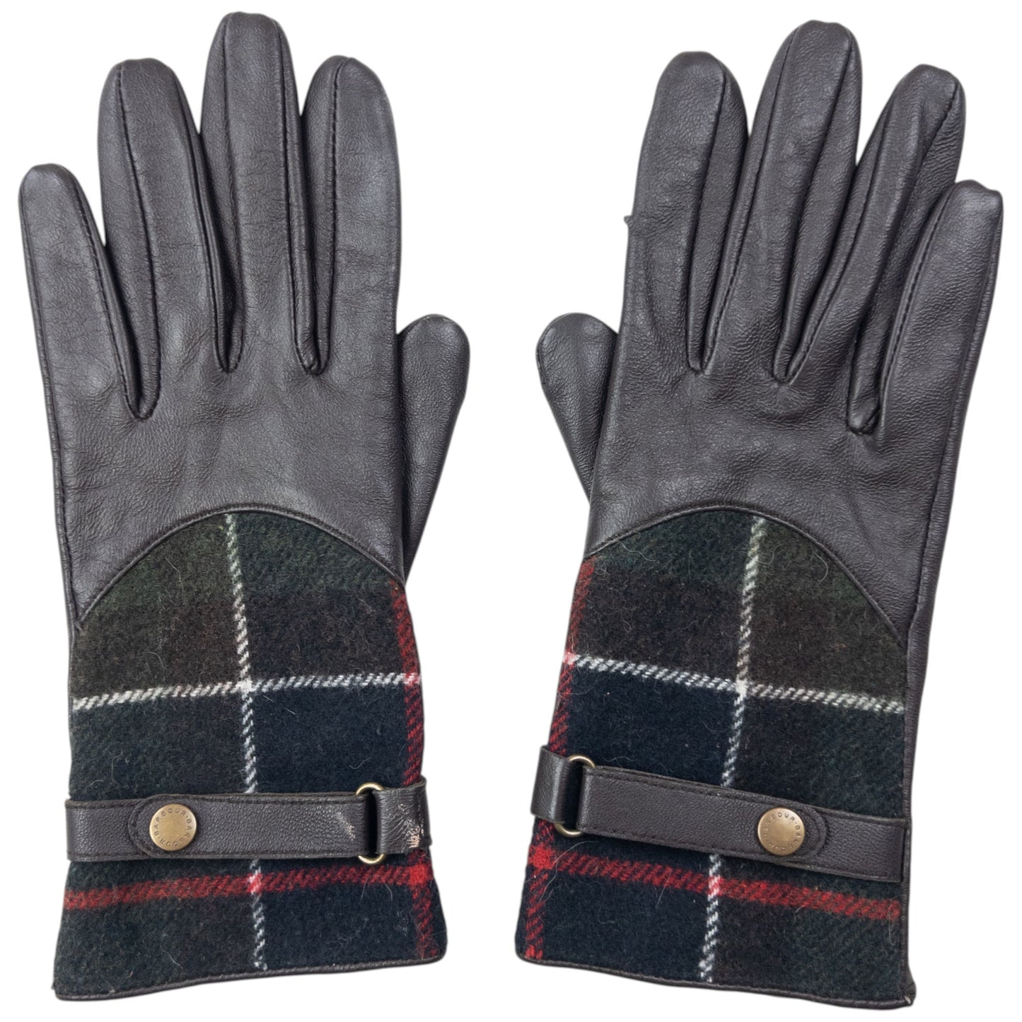 Vintage Barbour Leather Gloves Womens Size M
