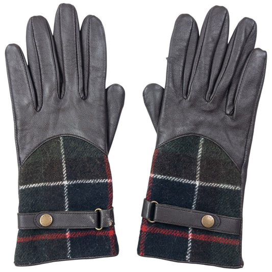 Vintage Barbour Leather Gloves Womens Size M