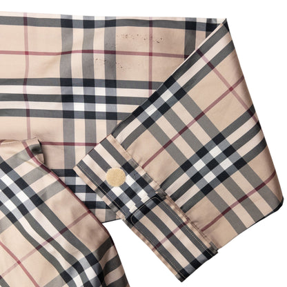 Vintage Burberry Nova Check Lightweight Q Zip Jacket Size XL