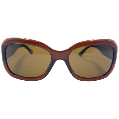 Vintage 2000s Chanel Studded Sunglasses in brown, photo 2