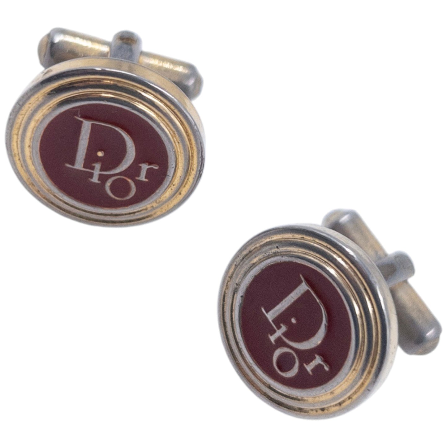 Vintage 90s Dior Embossed Cufflinks