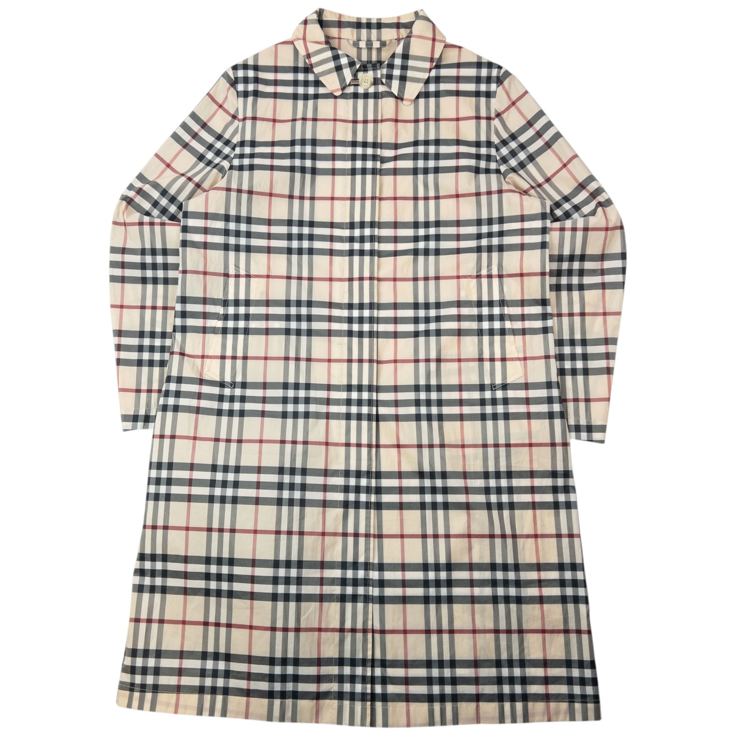 Vintage 2000s Burberry Nova Check Rain Jacket Womens Size M