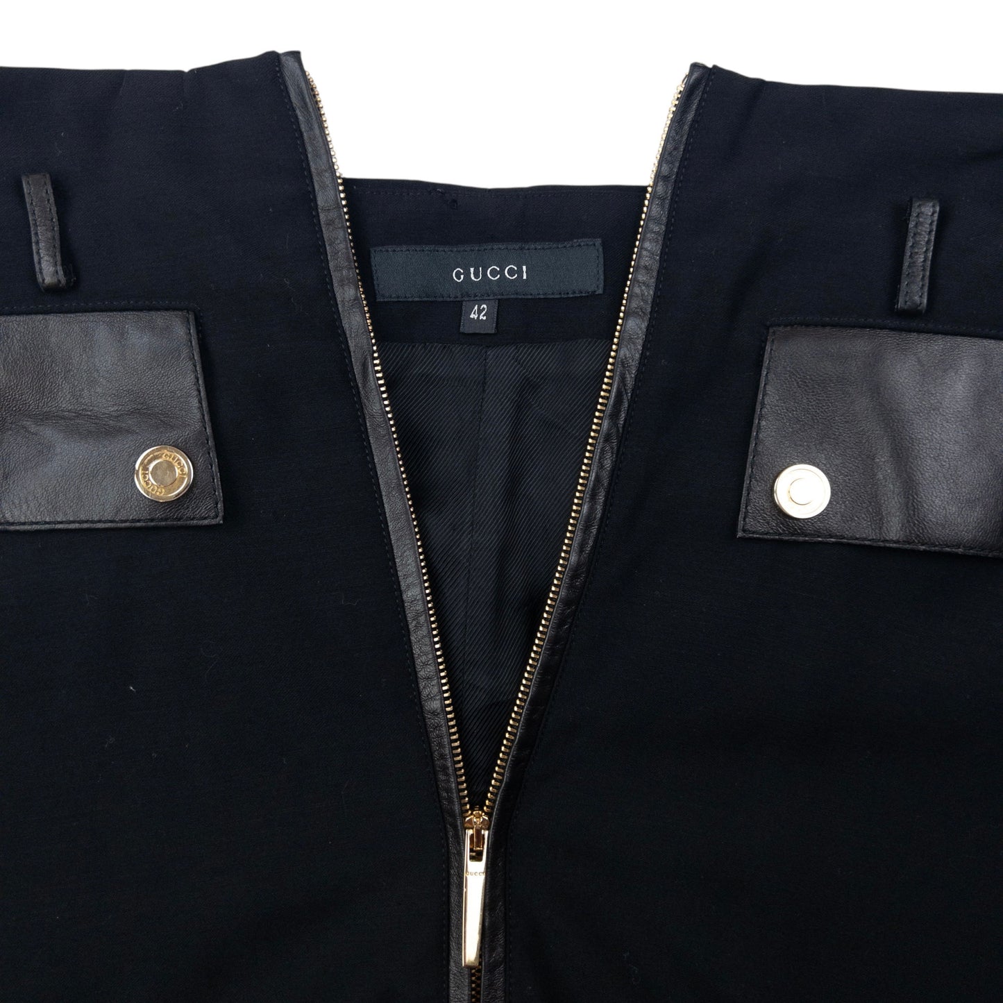 Vintage FW2000 Gucci By Tom Ford Zip Skirt Womens Size W28