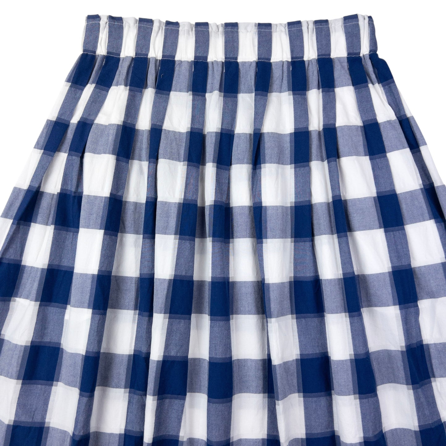 Vintage Yohji Yamamoto Pleated Checkered Skirt Womens Size W32