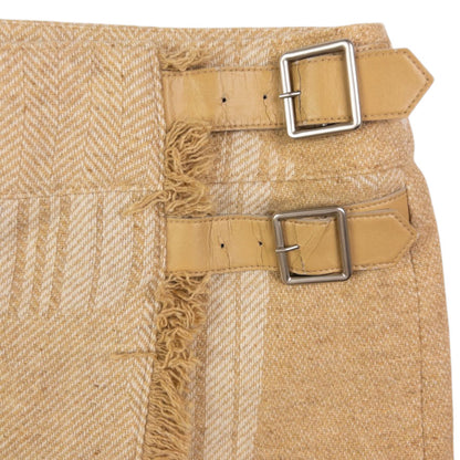 Vintage Burberry Buckle Wrap Skirt Womens Size W30