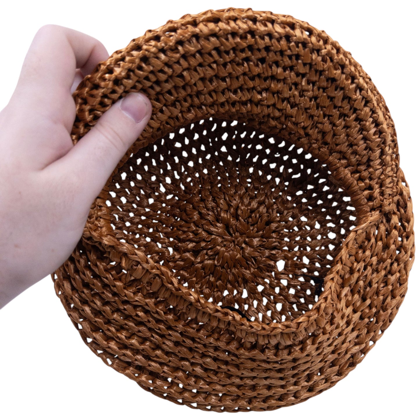 Vintage 2012 Burberry Prorsum Runway Wicker Pompom Hat