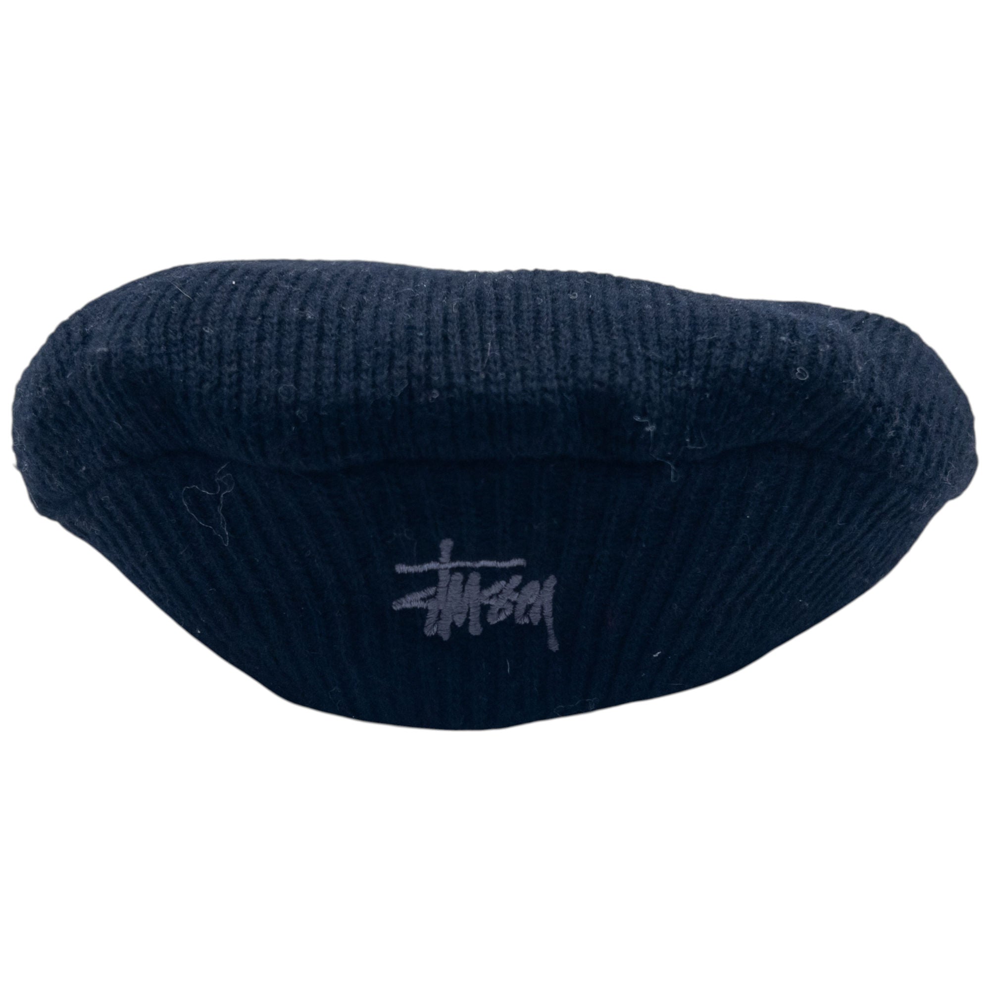 Vintage 2000s Stussy Ribbed Wool Flat Cap Hat