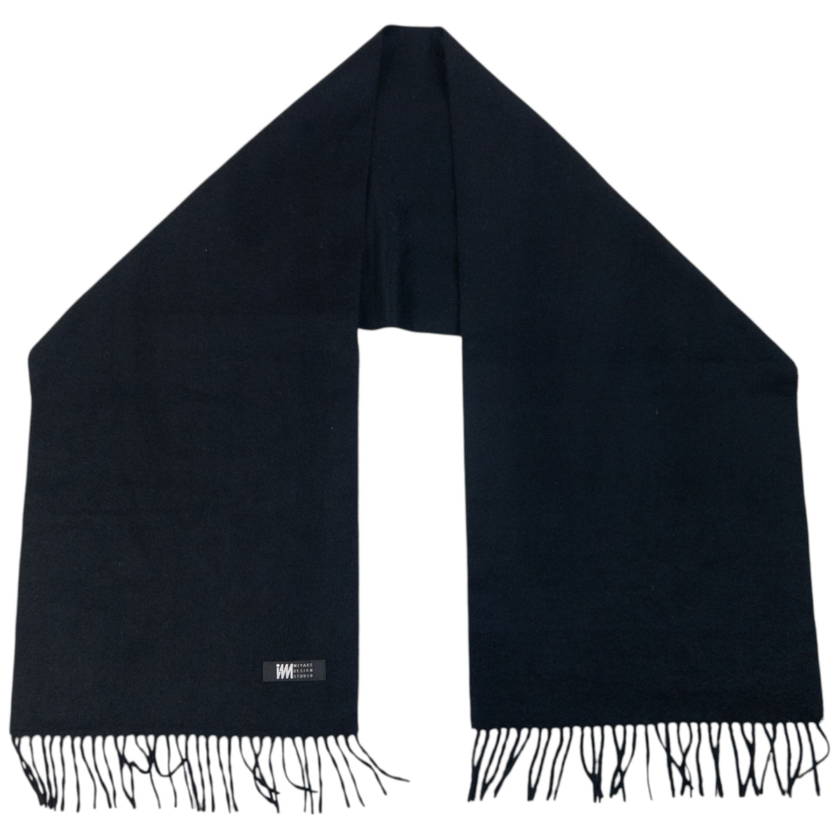 Vintage 2000s Issey Miyake Wool Tassel Scarf