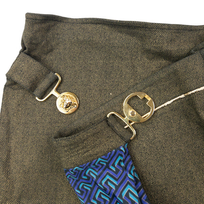 Vintage 2000s Versace Jeans Couture Wrap Mini Skirt Womens Size W34