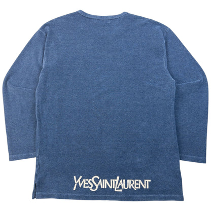 Vintage 2000s YSL Yves Saint Laurent Terry Cloth Jumper Size S