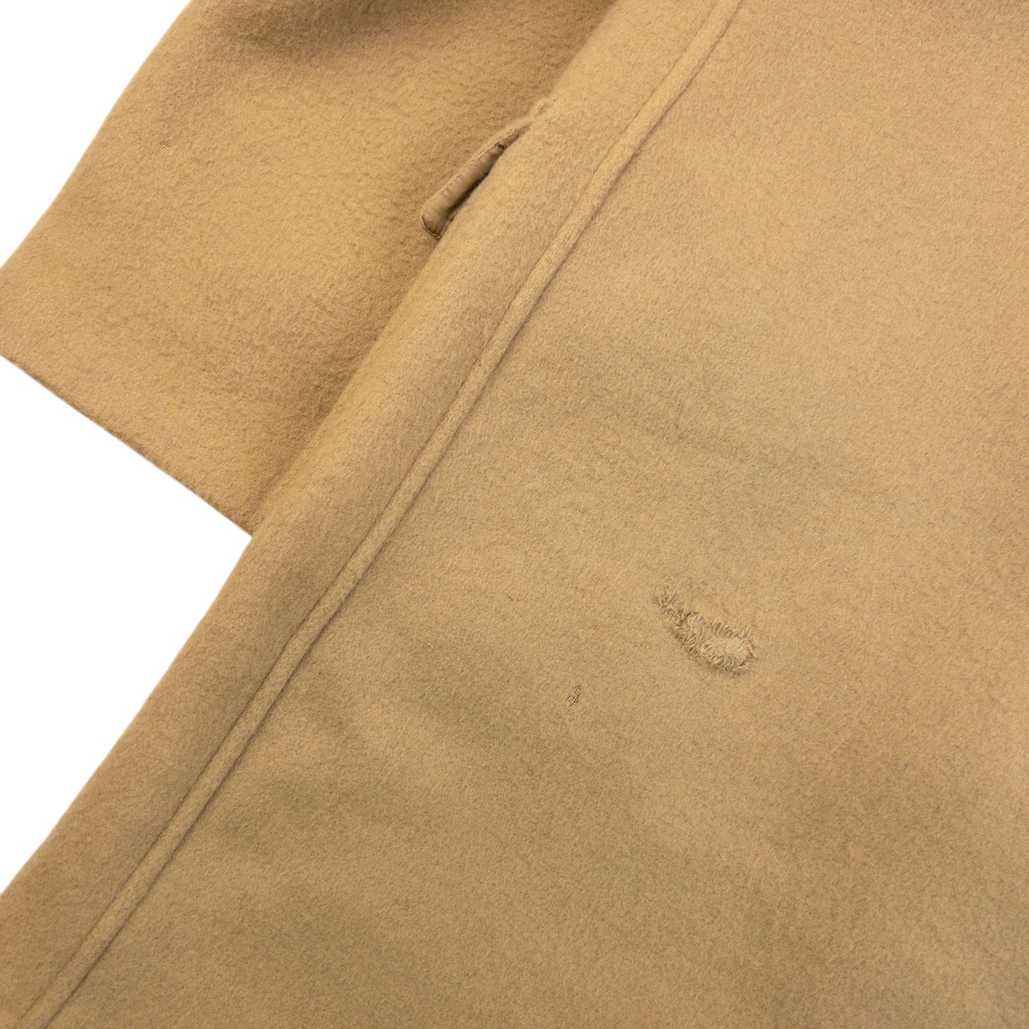 Vintage 90s Burberry Nova Check Lined Wool Duffle Jacket Size XL