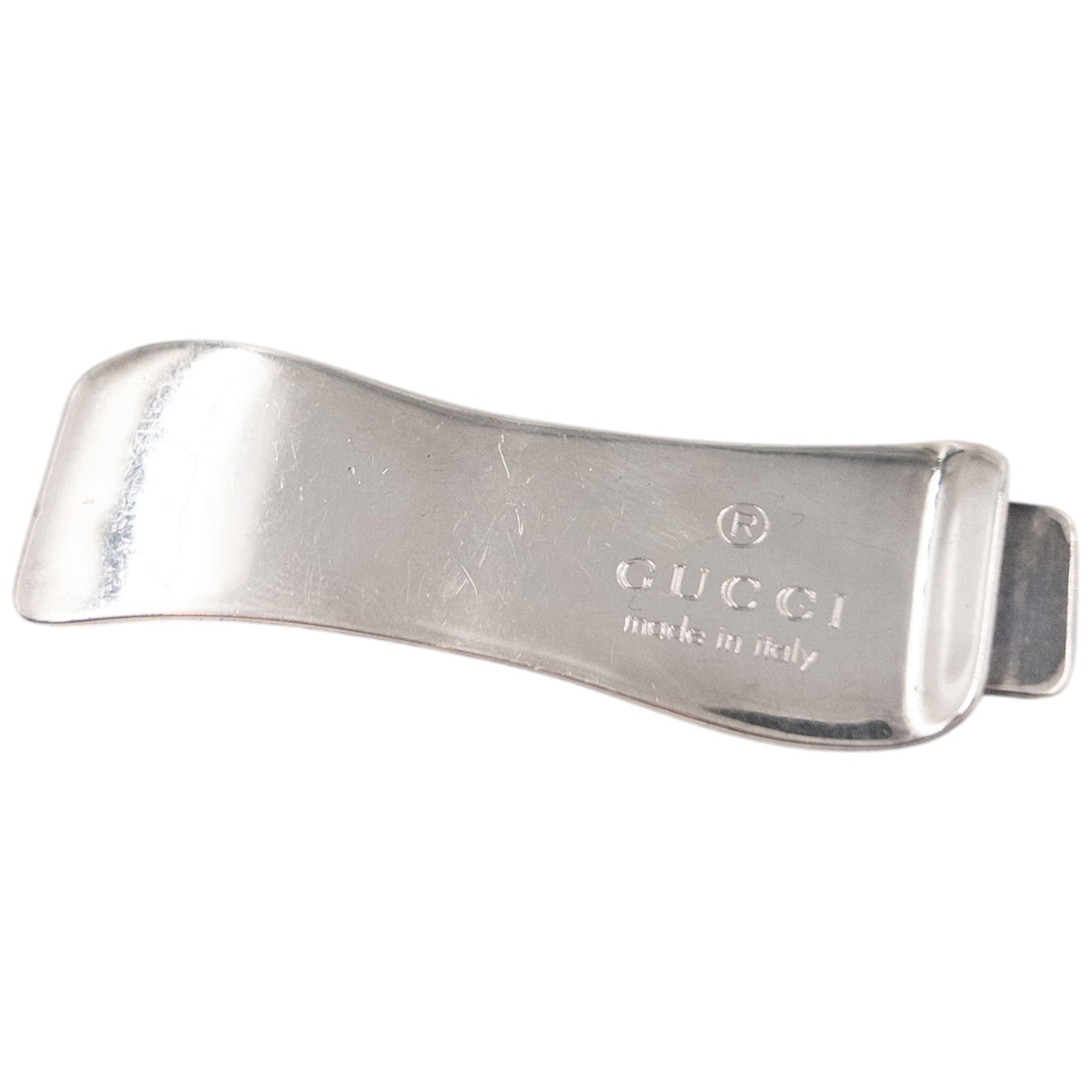 Vintage 2000s Gucci Silver Money Clip