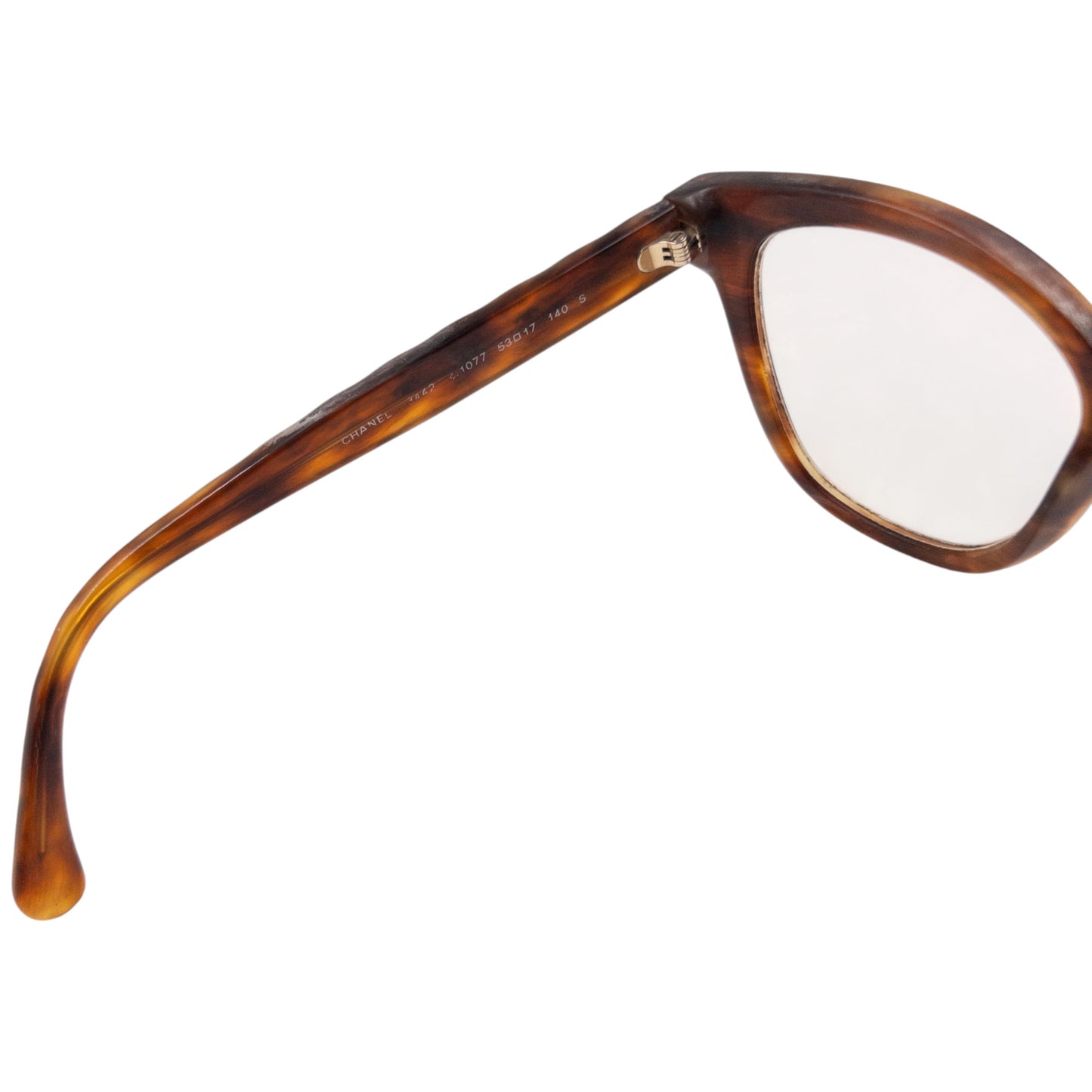 Vintage 2000s Chanel Tortoise Shell Eyeglasses