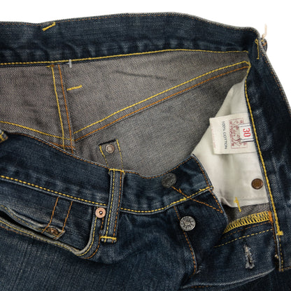 Vintage Evisu Double Gull Embroidered Japanese Denim Jeans Size W29