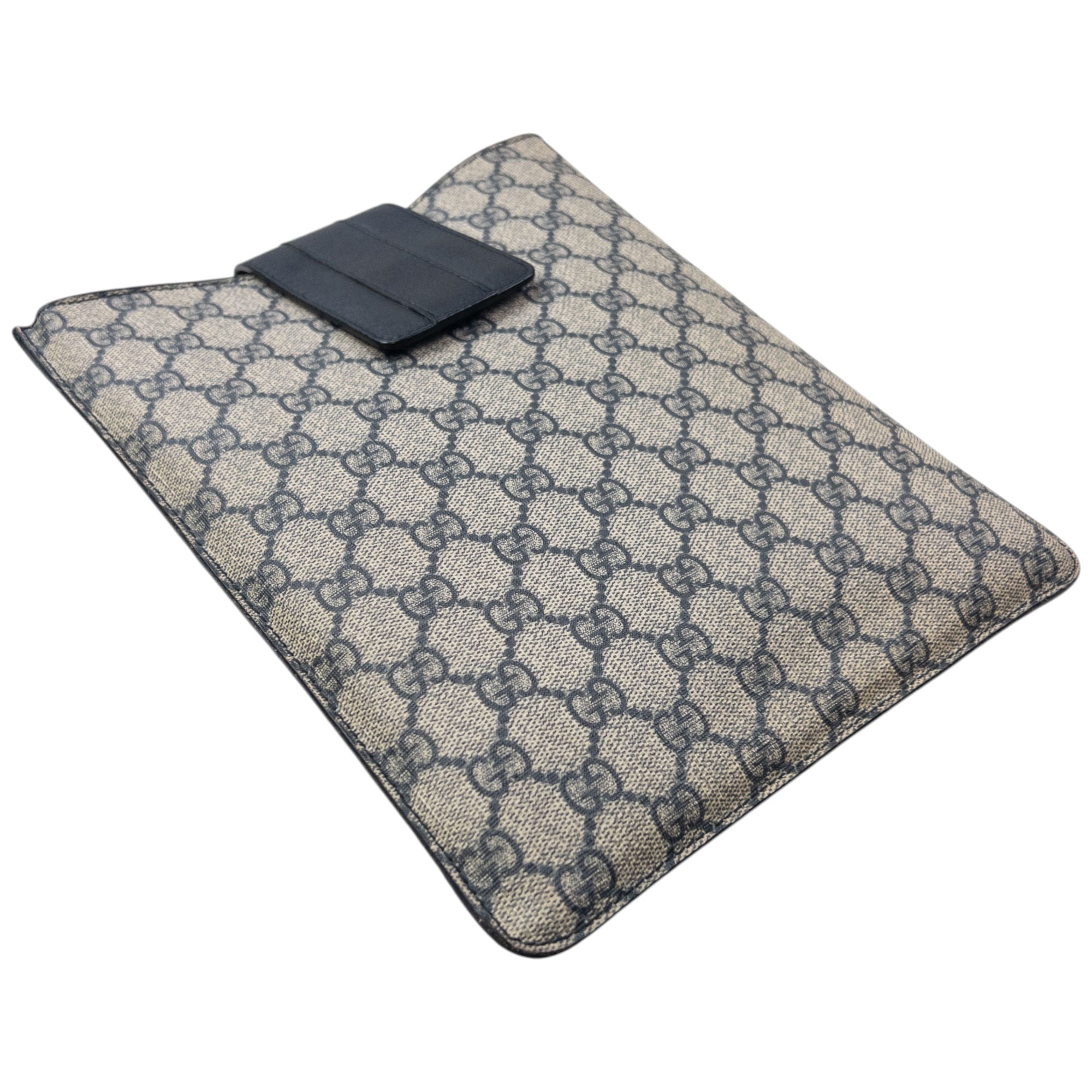 Vintage Gucci Monogram Leather Tablet Sleeve Case