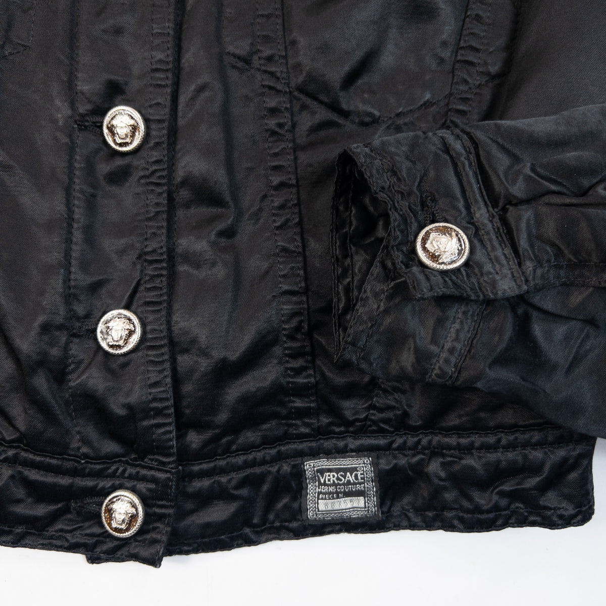Vintage 90s Versace Jeans Couture Padded Jacket Womens Size S