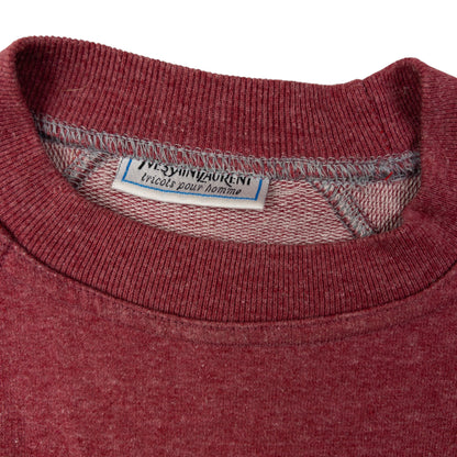 Vintage YSL Yves Saint Laurent Embroidered Sweatshirt Size M