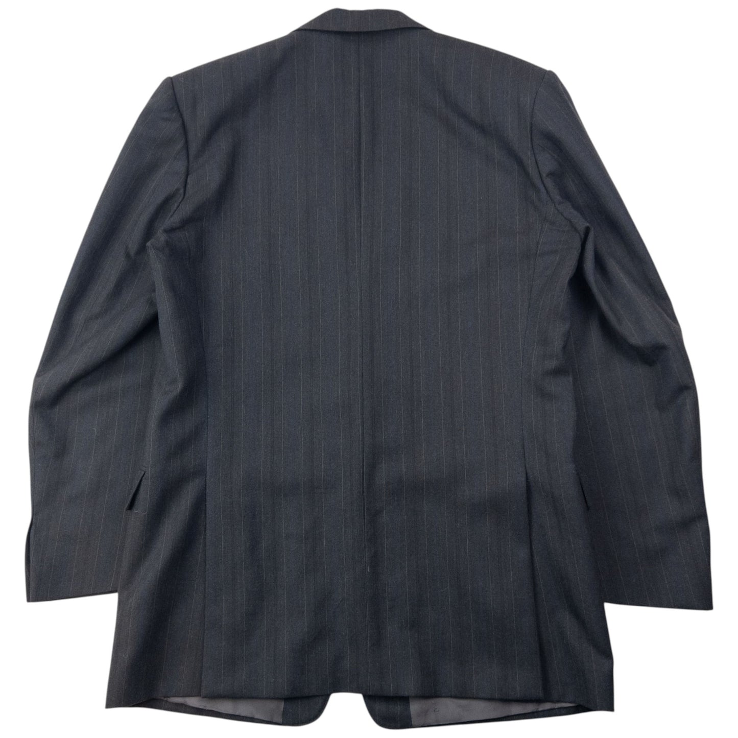 Vintage 80s YSL Yves Saint Laurent Jacket & Trousers Wool Suit Set Size XL