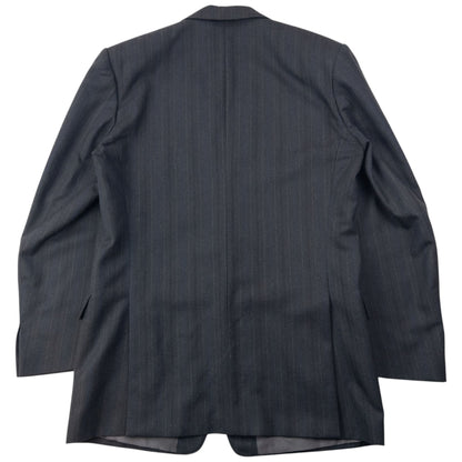 Vintage 80s YSL Yves Saint Laurent Jacket & Trousers Wool Suit Set Size XL