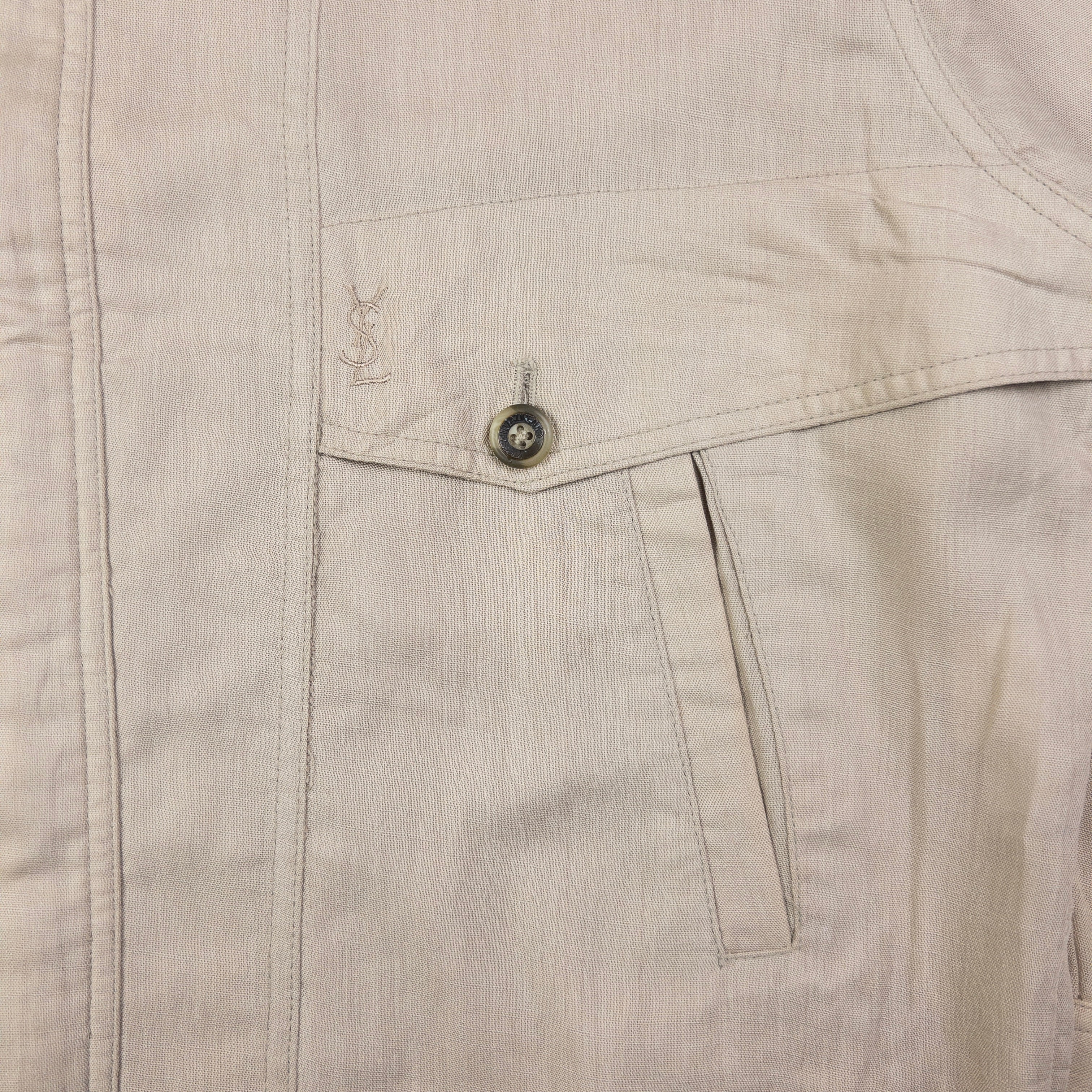 Vintage YSL Yves Saint Laurent Harrington Jacket Size L