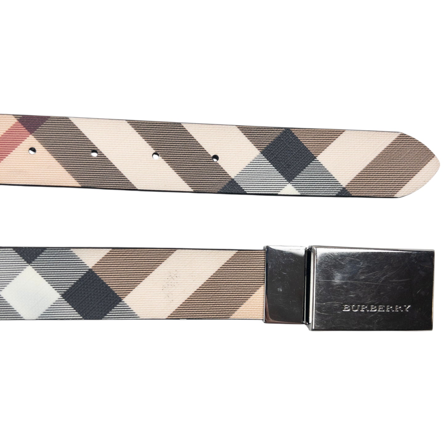 Vintage 2000s Burberry Nova Check Belt Size W38