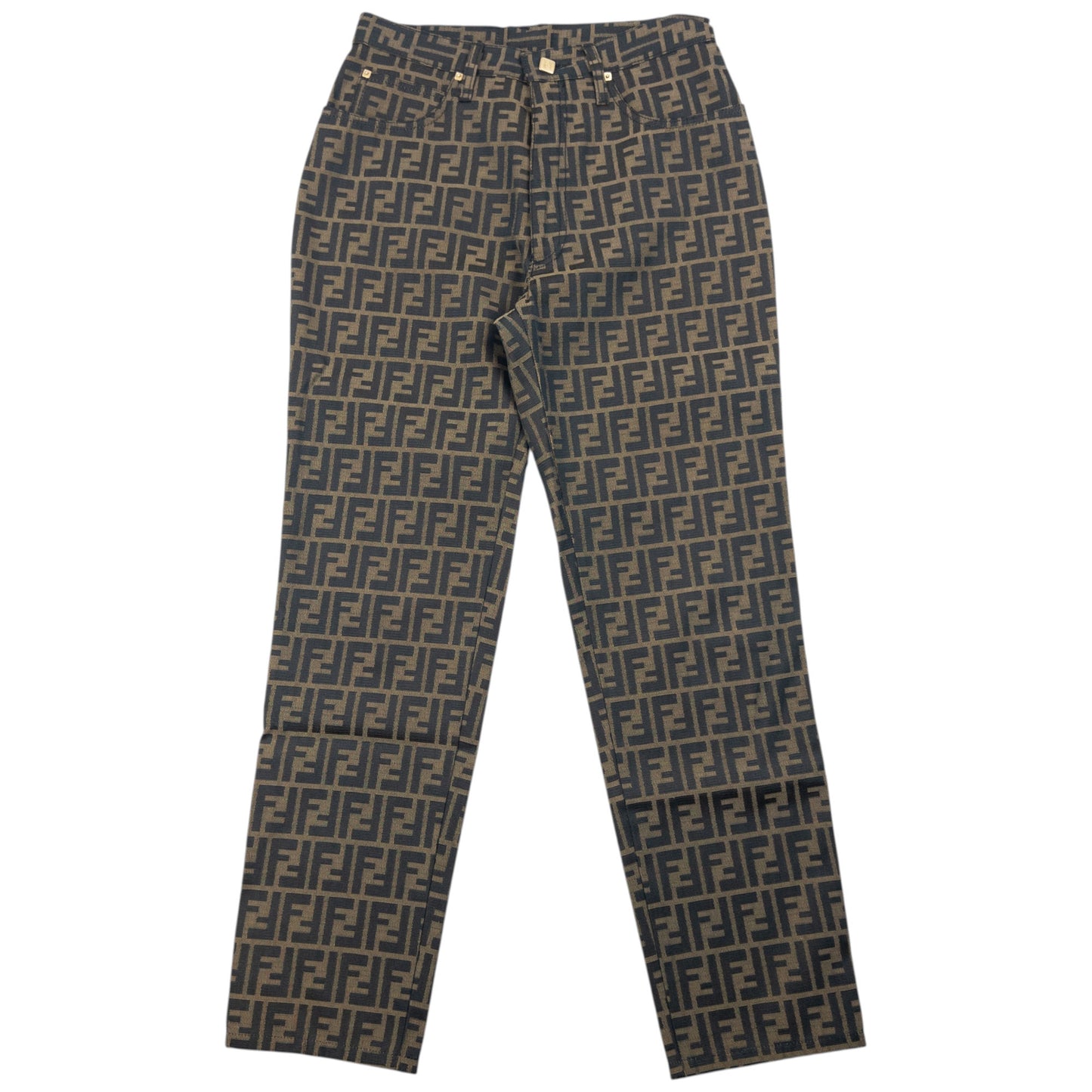 Vintage 90s Fendi Monogram Trousers Womens Size W27