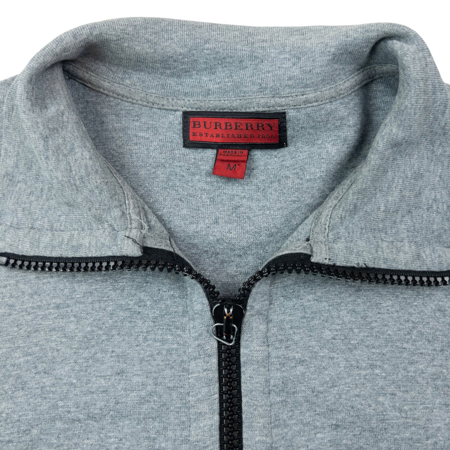 Vintage 2000s Burberry Zip Up Sweatshirt Size M