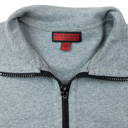 Vintage 2000s Burberry Zip Up Sweatshirt Size M