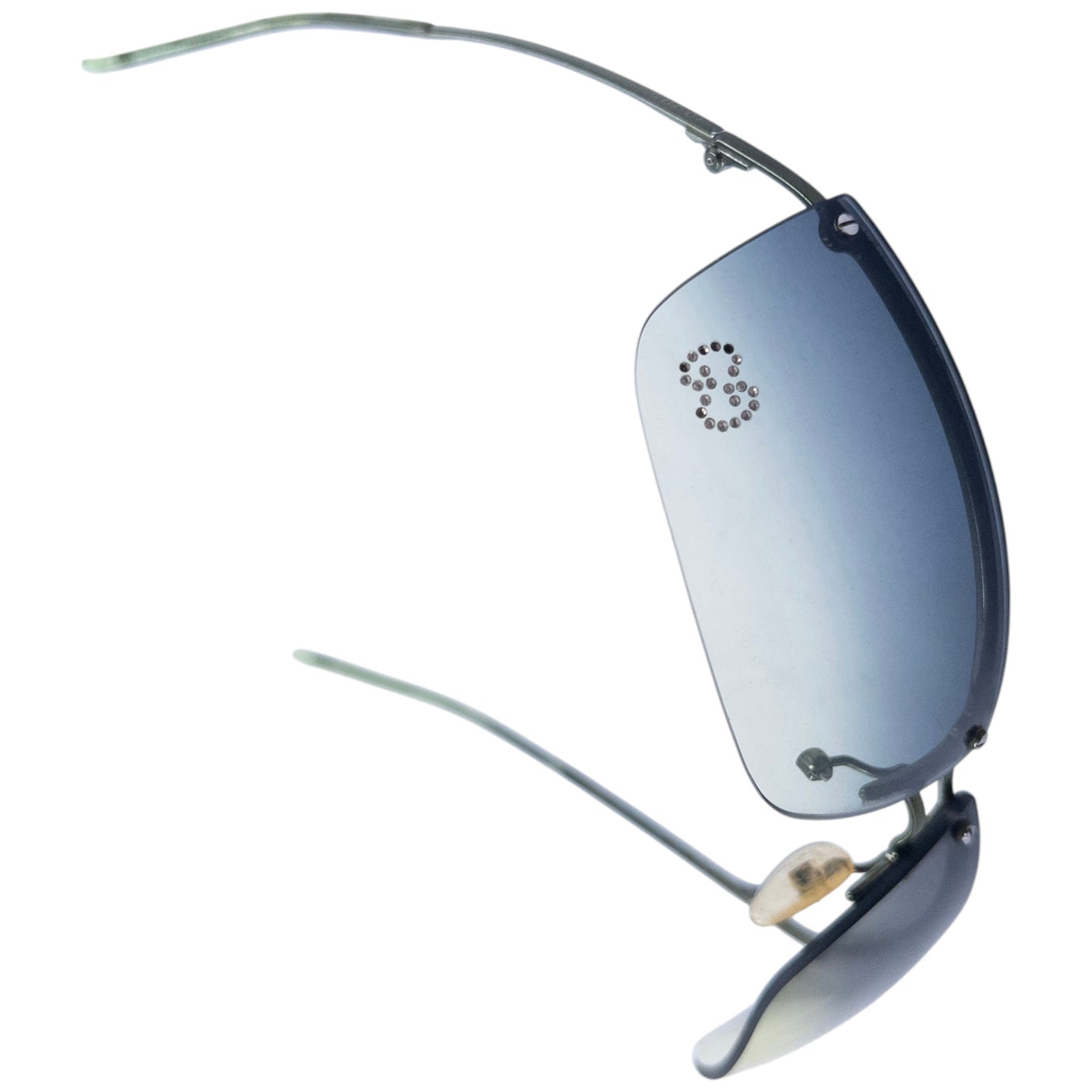 Vintage Gucci Diamonte Rimless Sunglasses