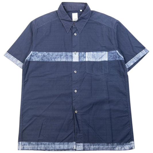 Vintage 2000s Yohji Yamamoto A.A.R Short Sleeve Button Up Shirt Size M