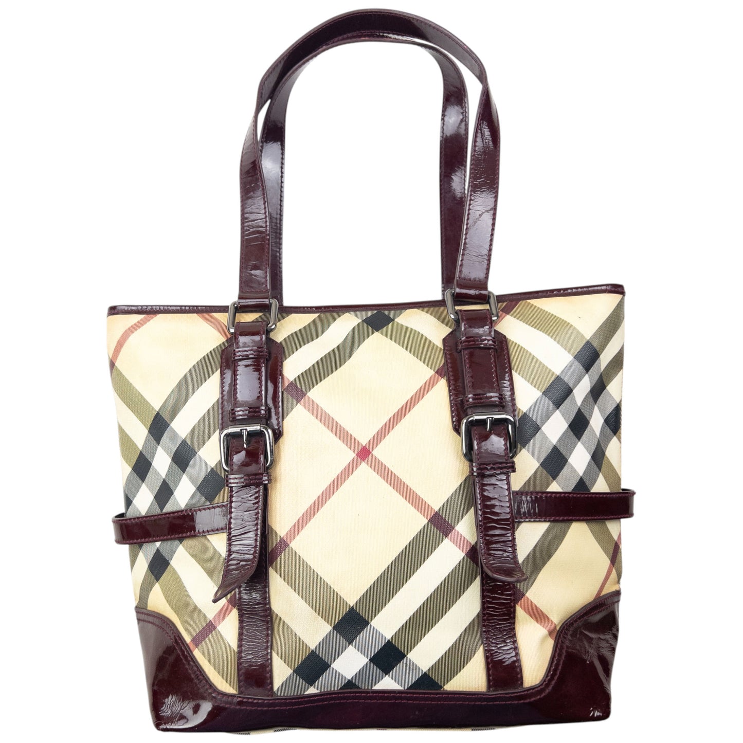 Vintage 2000s Burberry Nova Check Shoulder Bag