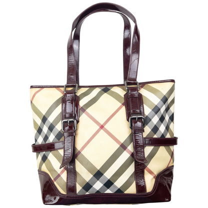 Vintage 2000s Burberry Nova Check Shoulder Bag