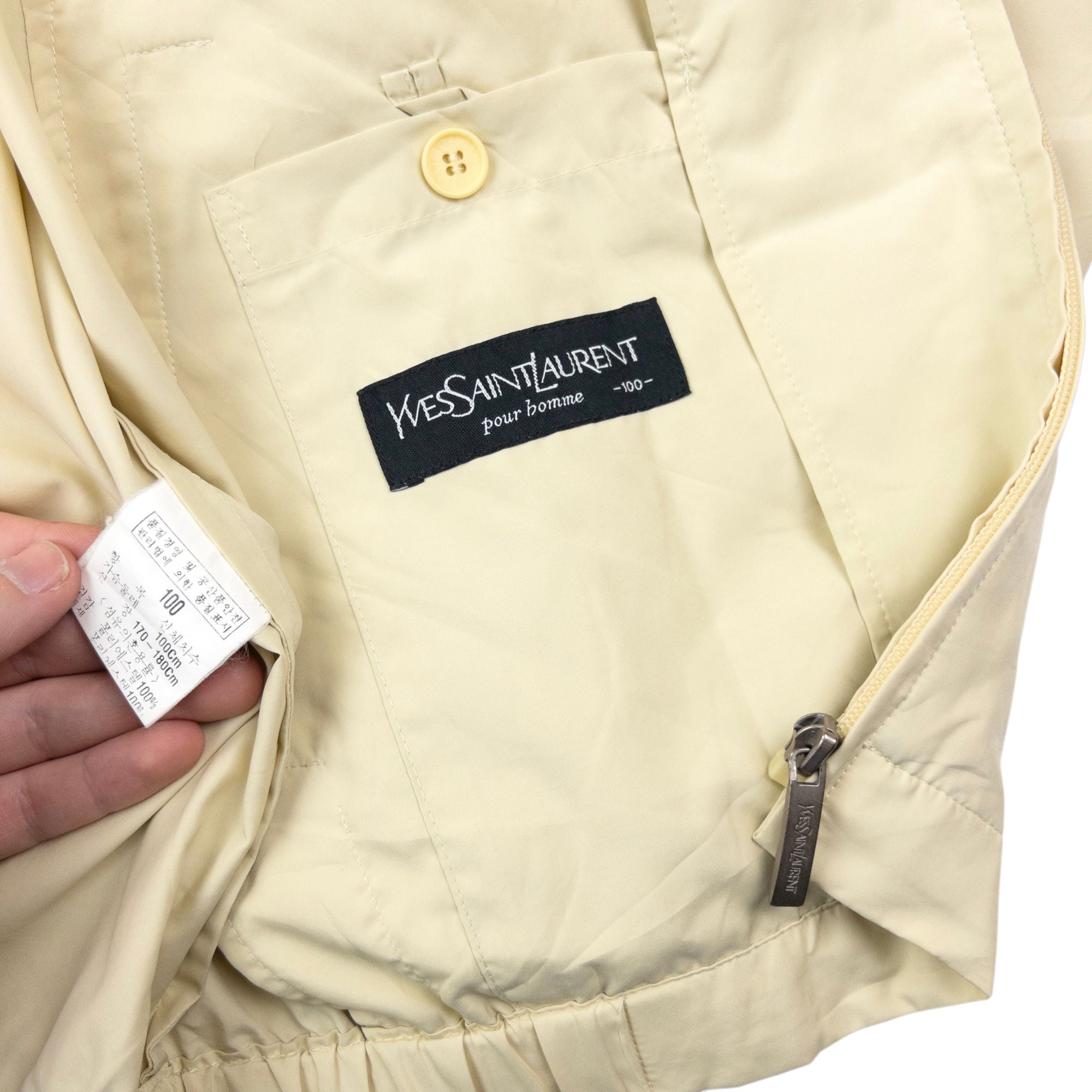 Vintage YSL Yves Saint Laurent Harrington Jacket Size M