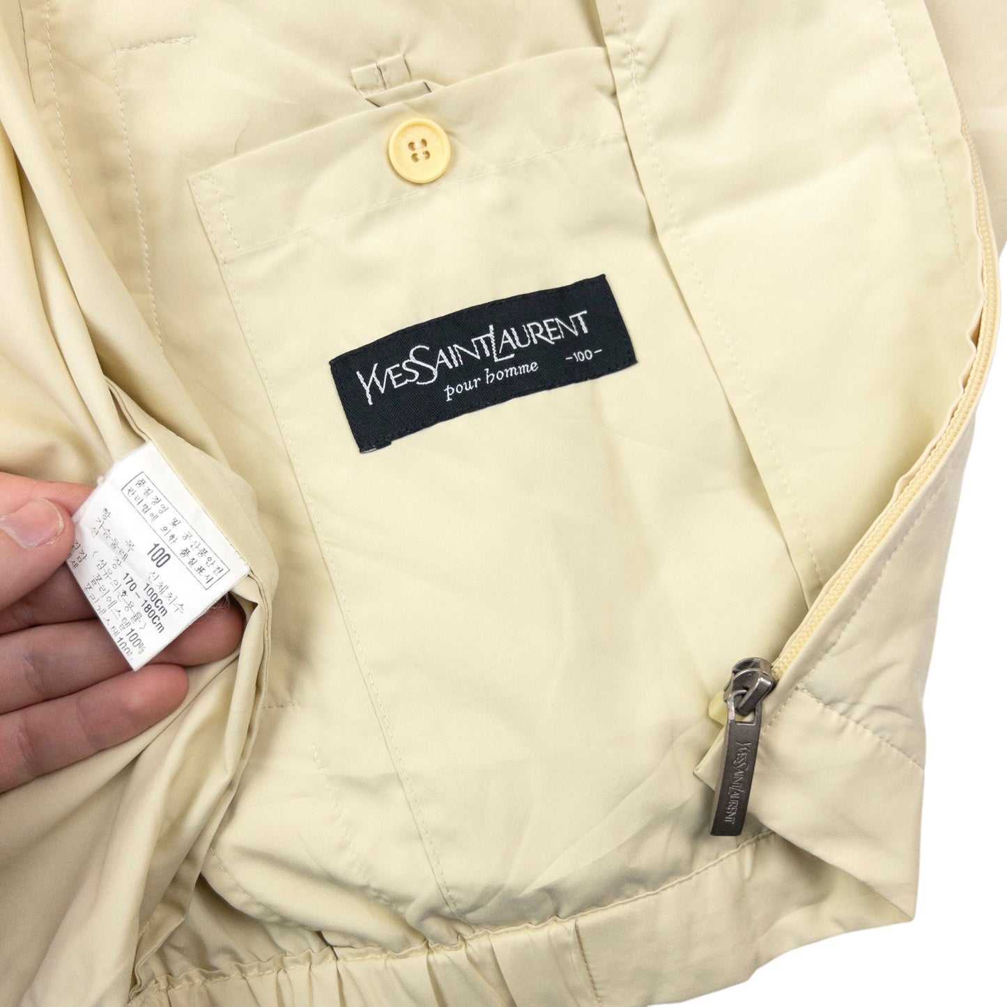 Vintage YSL Yves Saint Laurent Harrington Jacket Size M