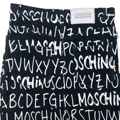 Vintage 2000s Moschino Alphabet Skirt Womens Size W26