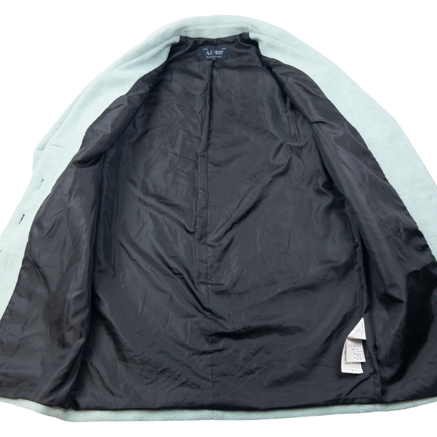 Vintage 2000s Armani Jeans Button Up Wool Jacket Size M