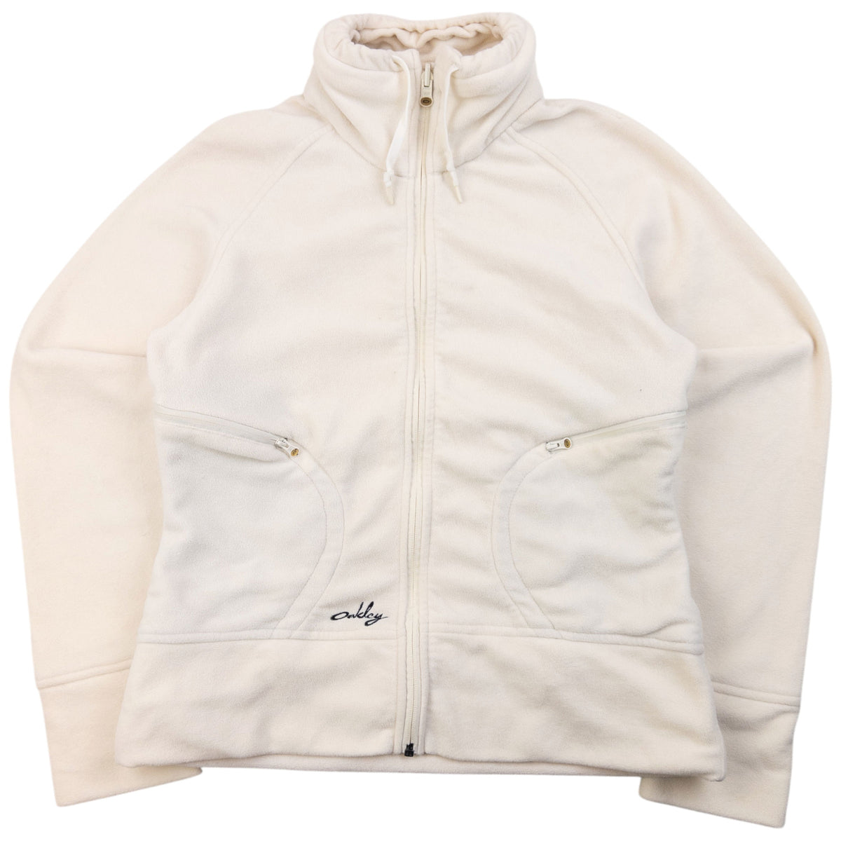 Vintage 90s Oakley Zip Up Fleece Jacket Womens Size M
