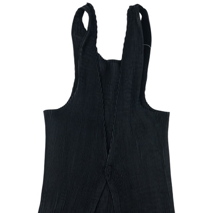 Vintage 90s Issey Miyake Pleated Longline Vest Dress Womens Size S