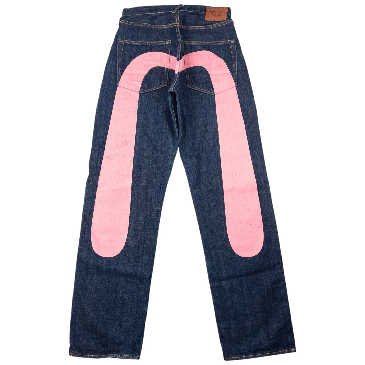 Vintage Evisu Painted Daicock Japanese Denim Jeans Size W29