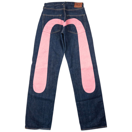 Vintage Evisu Painted Daicock Japanese Denim Jeans Size W29