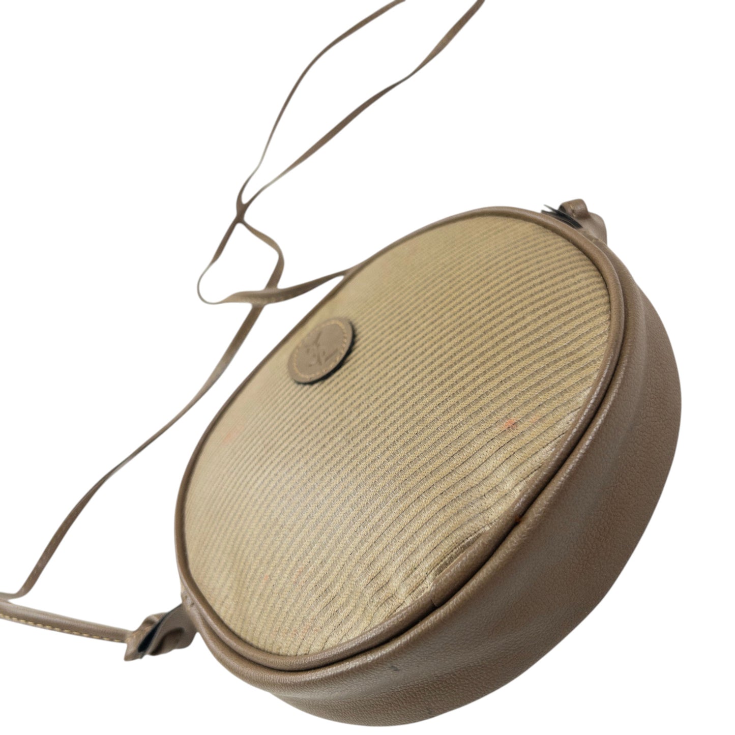 Vintage 80s YSL Yves Saint Laurent Circle Crossbody Bag