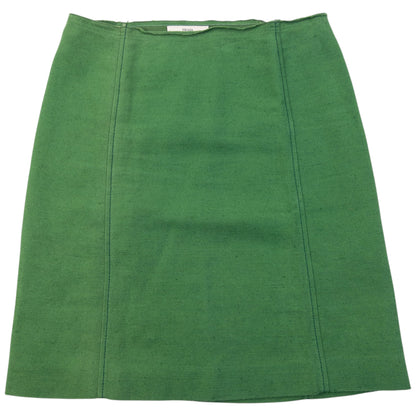 Vintage 2000s Prada Linen Skirt Womens Size W28