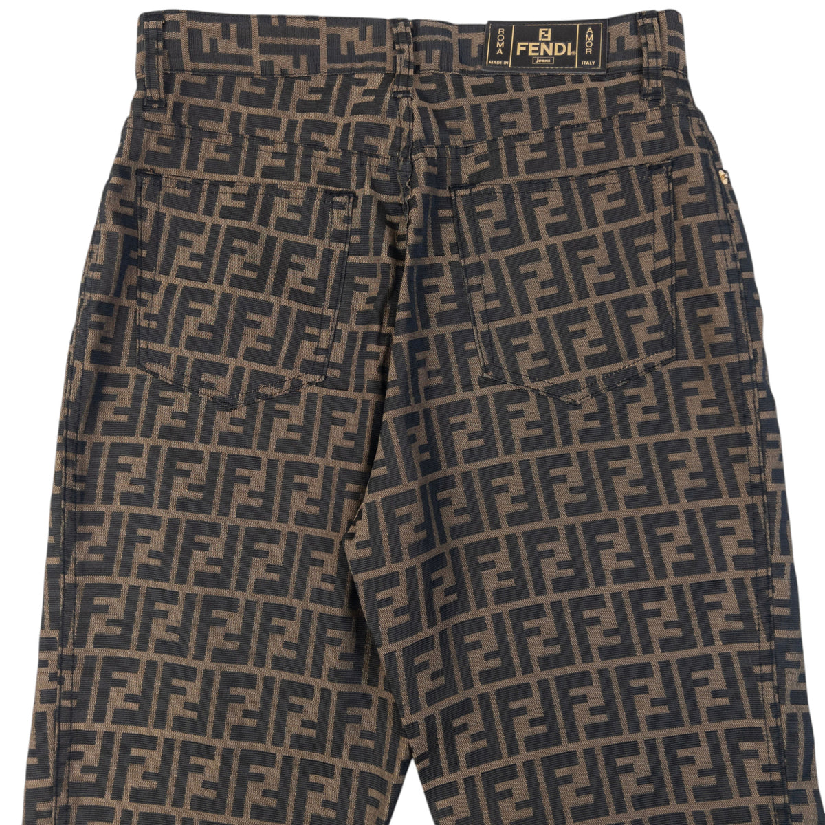 Vintage 90s Fendi Monogram Trousers Womens Size W28