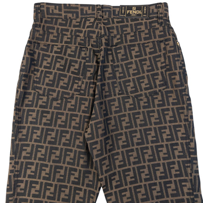 Vintage 90s Fendi Monogram Trousers Womens Size W28